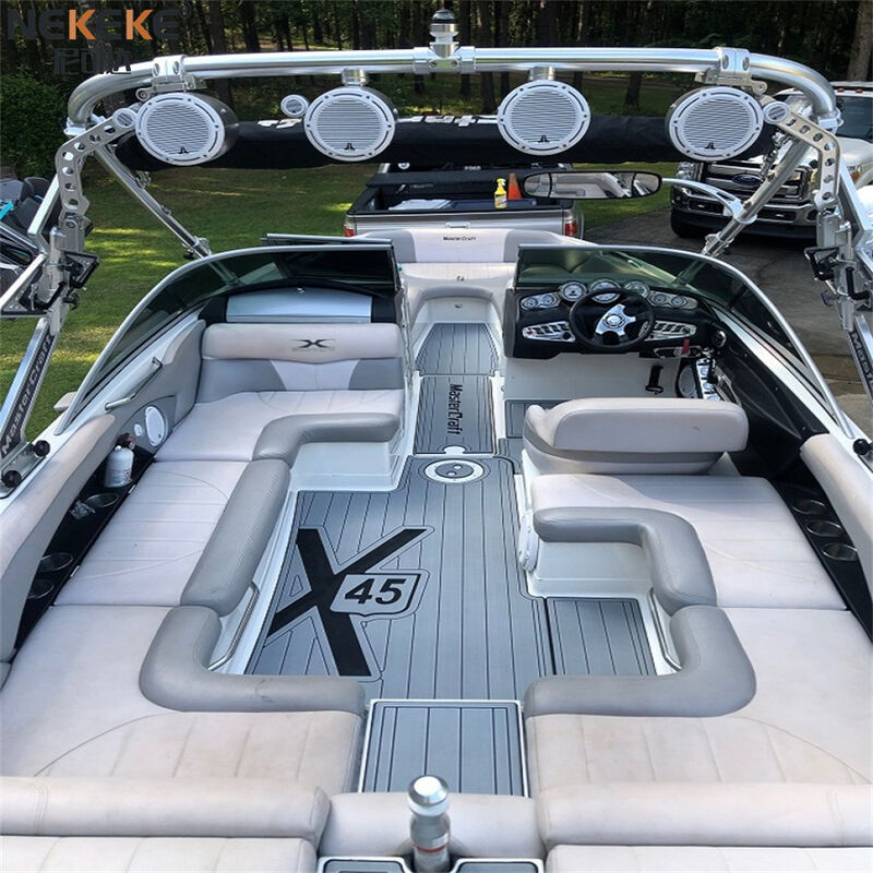 2007 MasterCraft 245 X30 X2 Wakeboard Boot EVA Faux Teak Bodenbelag Marine Matte Ersatz