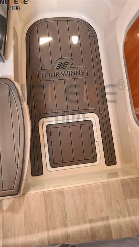 2004 Four Winns 248 Vista Cruiser Platform Renang EVA Faux Teak Deck Flooring Marine Mat Pad