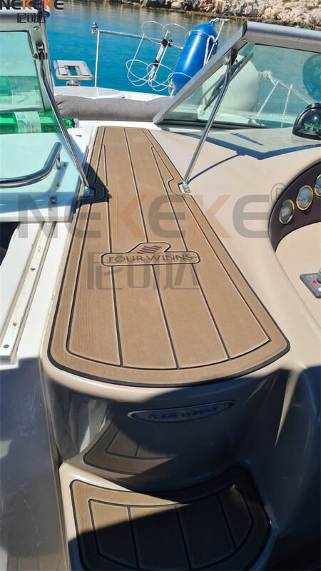 2004 Four Winns 248 Vista Cruiser Platform Renang EVA Faux Teak Deck Flooring Marine Mat Pad