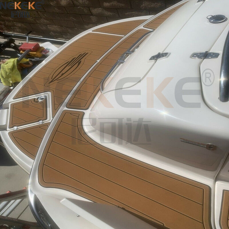 2002 Chaparral 242 Kreuzfahrer Schwimmplattform Fußbodenmatte EVA False Teak Marine Decking Ersatz-Kit