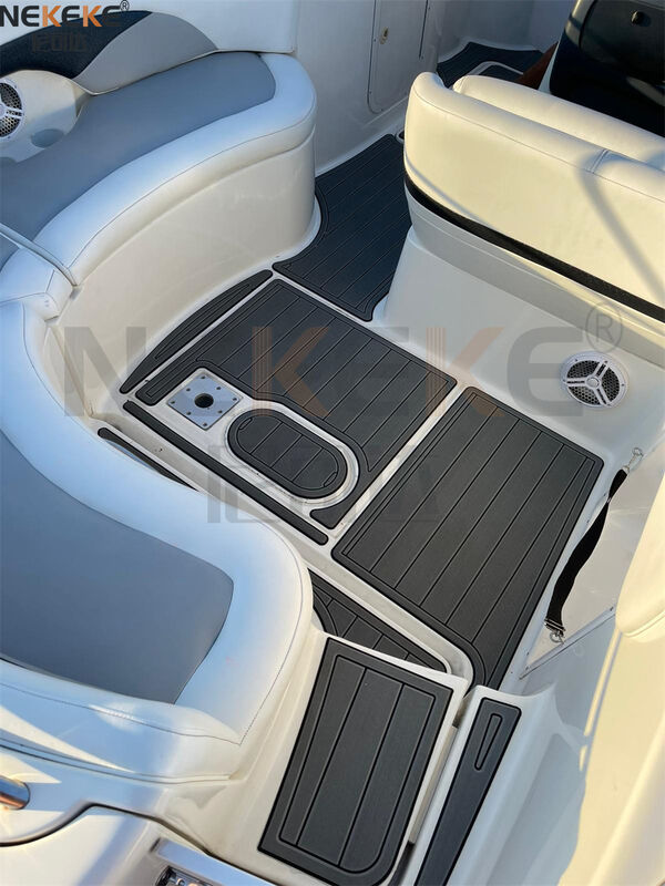 2002 Chaparral 242 Kreuzfahrer Schwimmplattform Fußbodenmatte EVA False Teak Marine Decking Ersatz-Kit