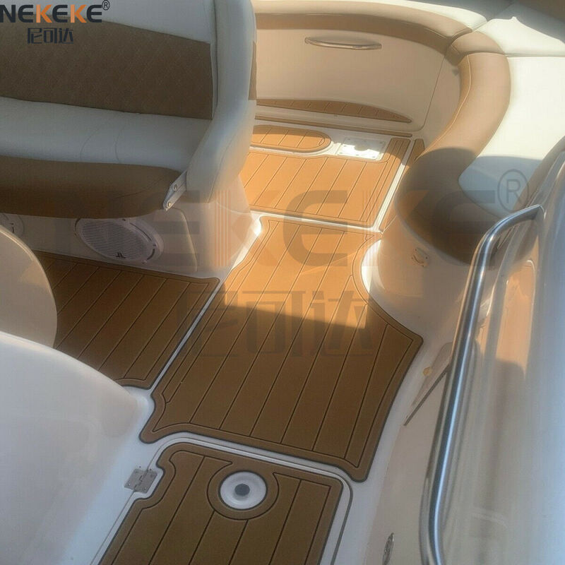 2002 Chaparral 242 Kreuzfahrer Schwimmplattform Fußbodenmatte EVA False Teak Marine Decking Ersatz-Kit