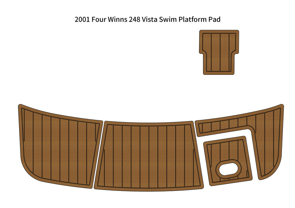 Marine EVA Flooring For 2001 Four Winns 248 Vista Swim Platform Pad