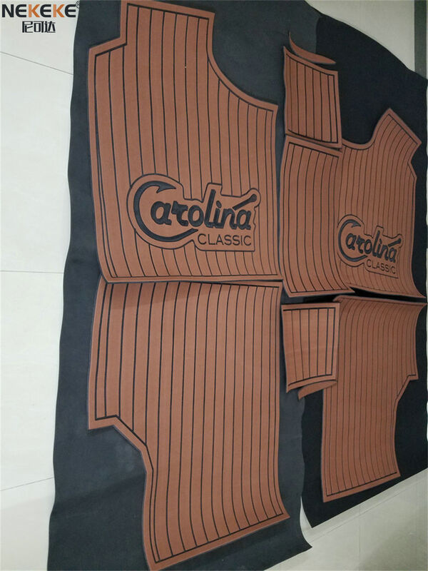 2000 Carolina Classic 25 Balıkçı Teknesi Kokpit Zemin Matı EVA Suni Tik Deniz Döşeme Pedi