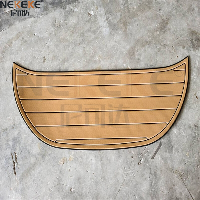 2001 Moomba Outback Ski Boat Cockpit Tapis de plancher EVA Faux Teak Remplacement du revêtement de sol marin