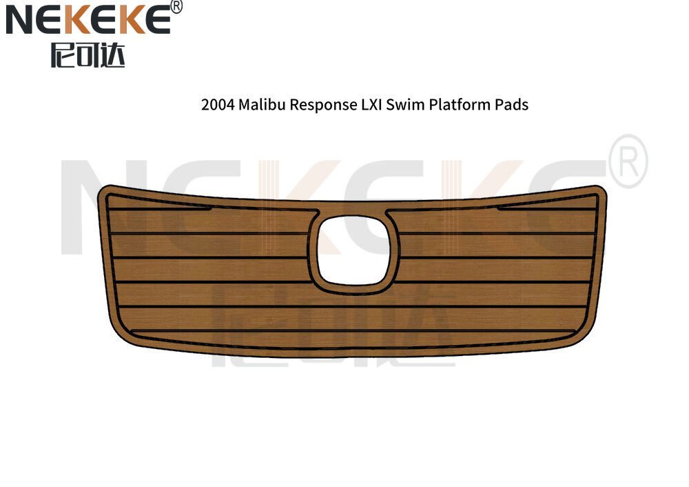 2004 Malibu Response LXI Bateau de Ski Plateforme de Bain EVA Faux Teck Revêtement de Pont Tapis Marin