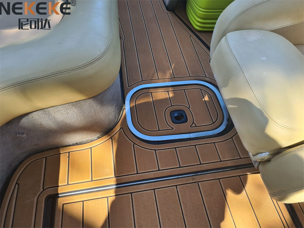 2005 Malibu 21 VLX Wakeboard Boot Badeplattform EVA Faux Teak Deck Matte Marine Bodenbelag Kit