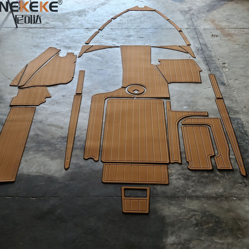 2005 Malibu 21 VLX Wakeboard Boot Badeplattform EVA Faux Teak Deck Matte Marine Bodenbelag Kit