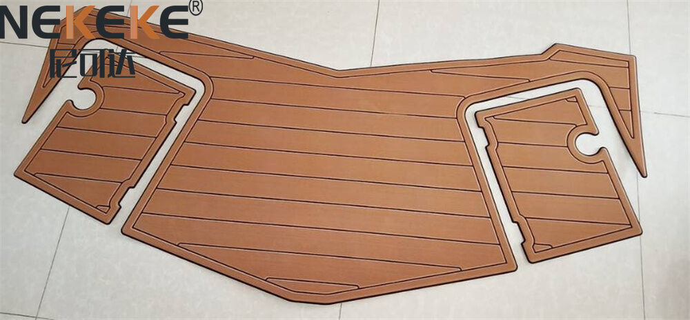 2006 Larson 228 LXI Bowrider Cockpit Deck Mat EVA Faux Teak Marine Flooring Ersatzkit
