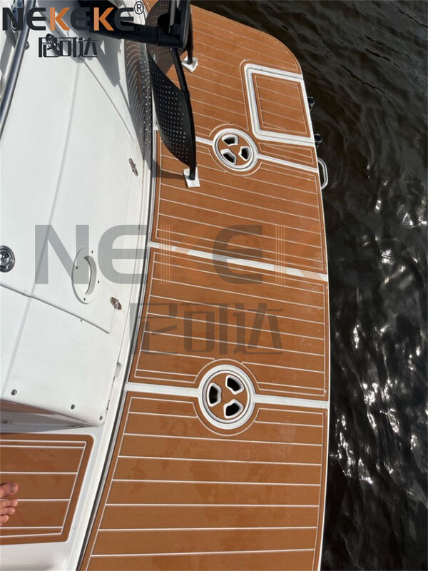 2000 Four Winns 298 Vista Cruiser Schwimmplattform EVA Faux Teak Deck Bodenbelag Marine Matte