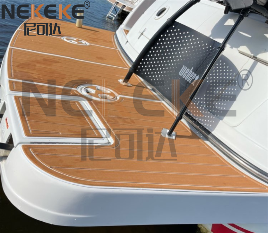 2000 Four Winns 298 Vista Cruiser Schwimmplattform EVA Faux Teak Deck Bodenbelag Marine Matte