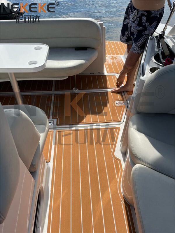 2000 Four Winns 298 Vista Cruiser Schwimmplattform EVA Faux Teak Deck Bodenbelag Marine Matte