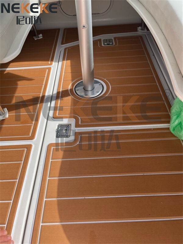 2000 Four Winns 298 Vista Cruiser Schwimmplattform EVA Faux Teak Deck Bodenbelag Marine Matte