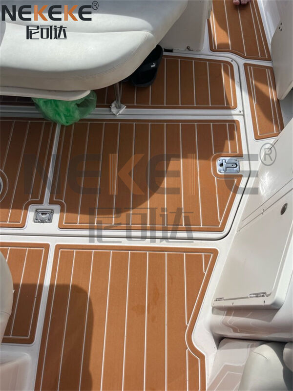 2000 Four Winns 298 Vista Cruiser Schwimmplattform EVA Faux Teak Deck Bodenbelag Marine Matte
