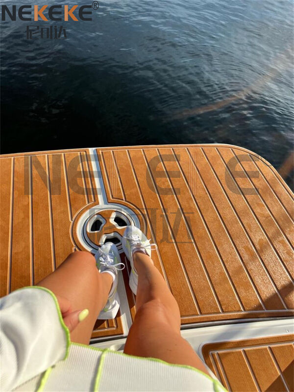 2000 Four Winns 298 Vista Cruiser Schwimmplattform EVA Faux Teak Deck Bodenbelag Marine Matte