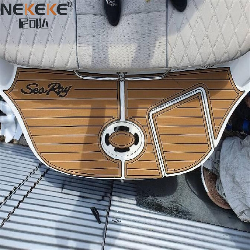 Sea Ray 310 Sundancer Cruiser Yacht Schwimmen Plattform EVA Faux Teak Deck Mat Marine Bodenbelag