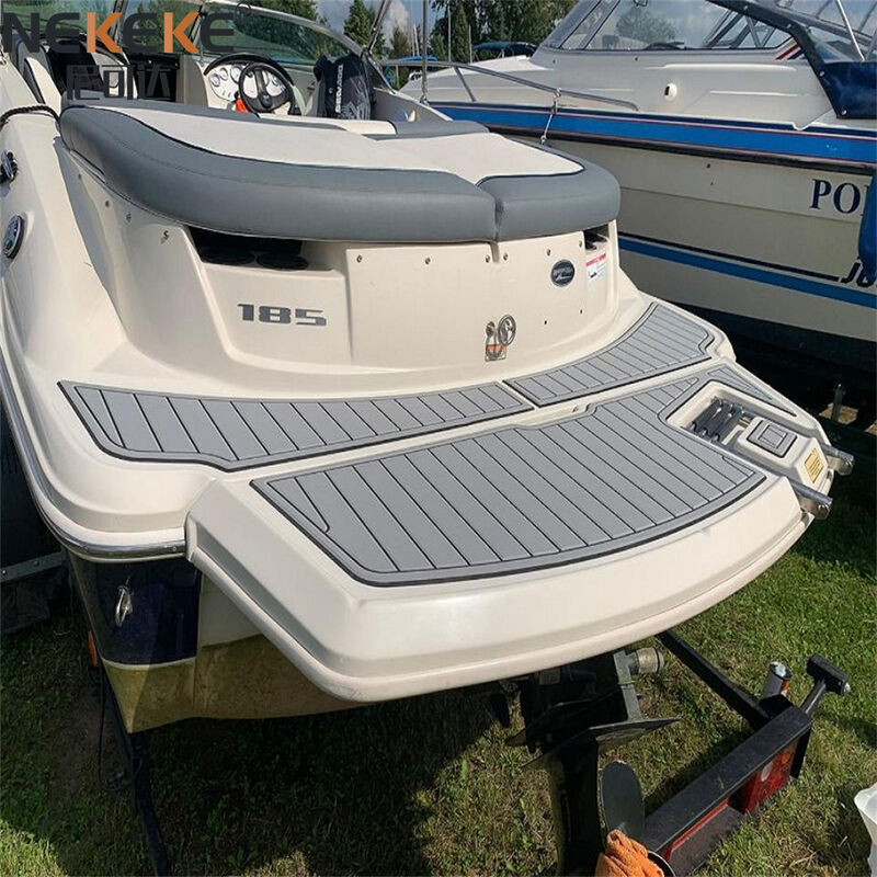 Sea Ray 310 Sundancer Cruiser Yacht Schwimmen Plattform EVA Faux Teak Deck Mat Marine Bodenbelag
