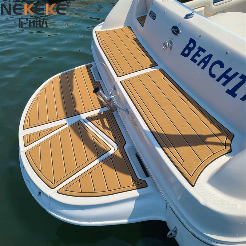Sea Ray 310 Sundancer Cruiser Yacht Schwimmen Plattform EVA Faux Teak Deck Mat Marine Bodenbelag