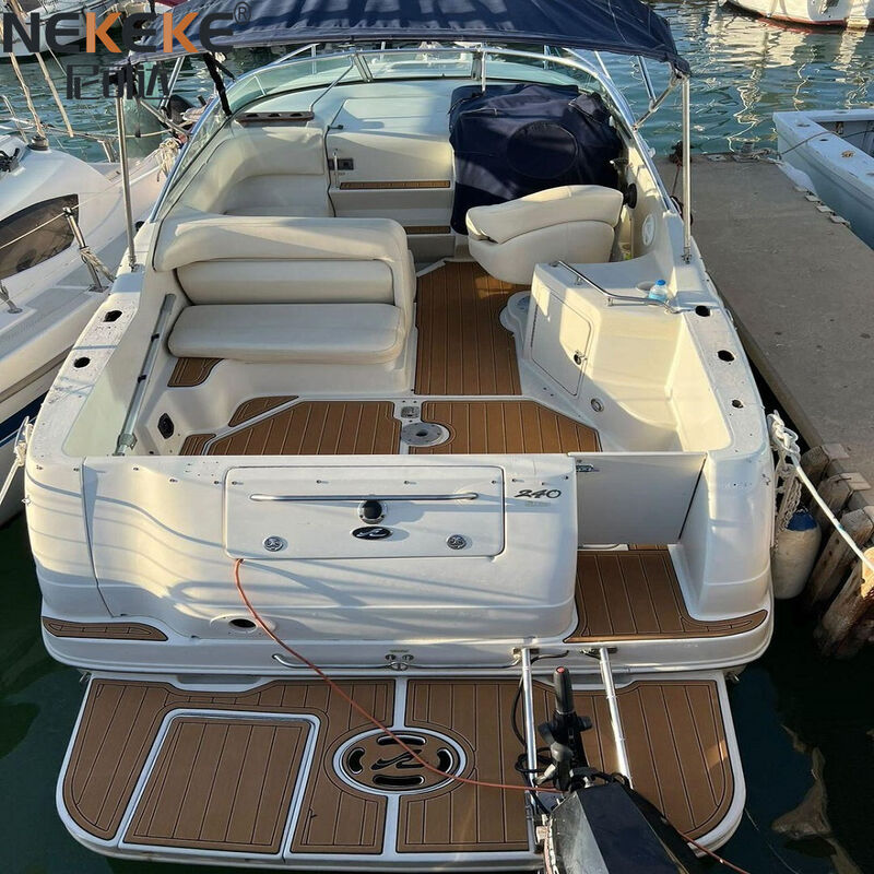 Sea Ray 310 Sundancer Cruiser Yacht Schwimmen Plattform EVA Faux Teak Deck Mat Marine Bodenbelag