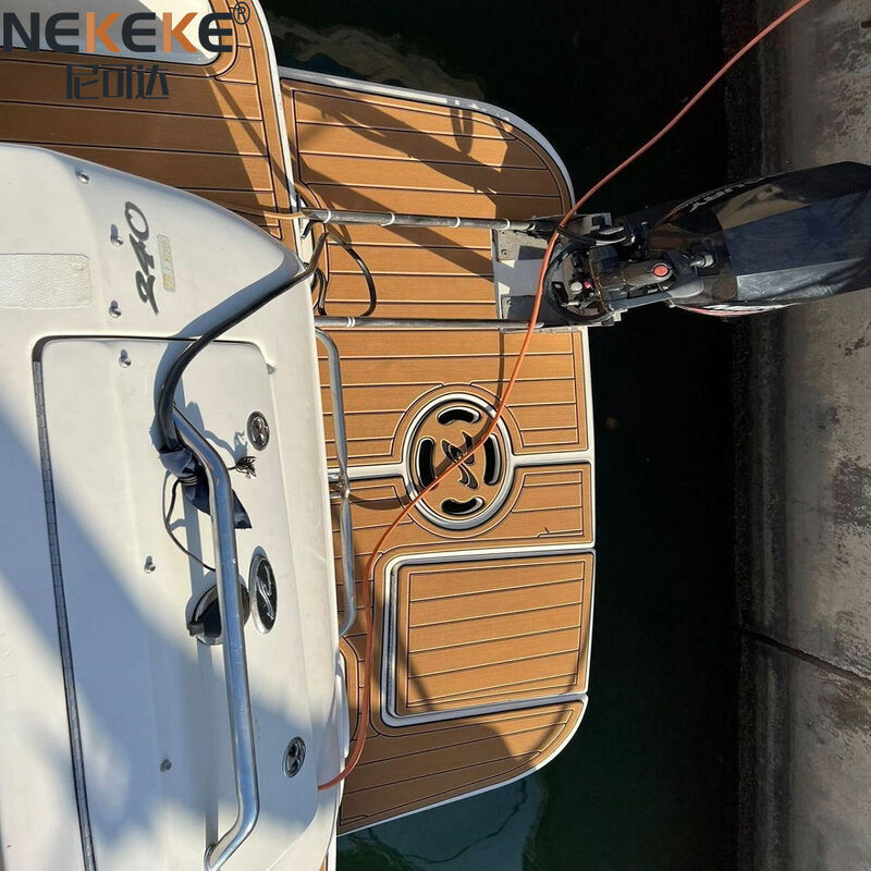 Sea Ray 310 Sundancer Cruiser Yacht Schwimmen Plattform EVA Faux Teak Deck Mat Marine Bodenbelag