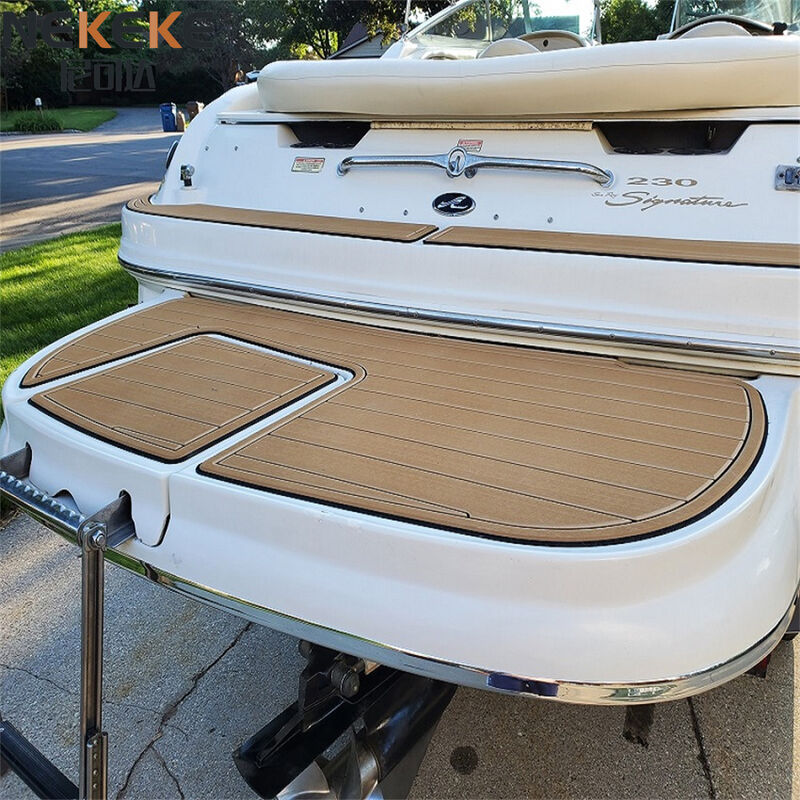 Sea Ray 310 Sundancer Cruiser Yacht Schwimmen Plattform EVA Faux Teak Deck Mat Marine Bodenbelag