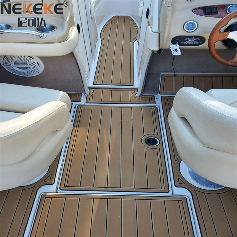 Sea Ray 310 Sundancer Cruiser Yacht Schwimmen Plattform EVA Faux Teak Deck Mat Marine Bodenbelag