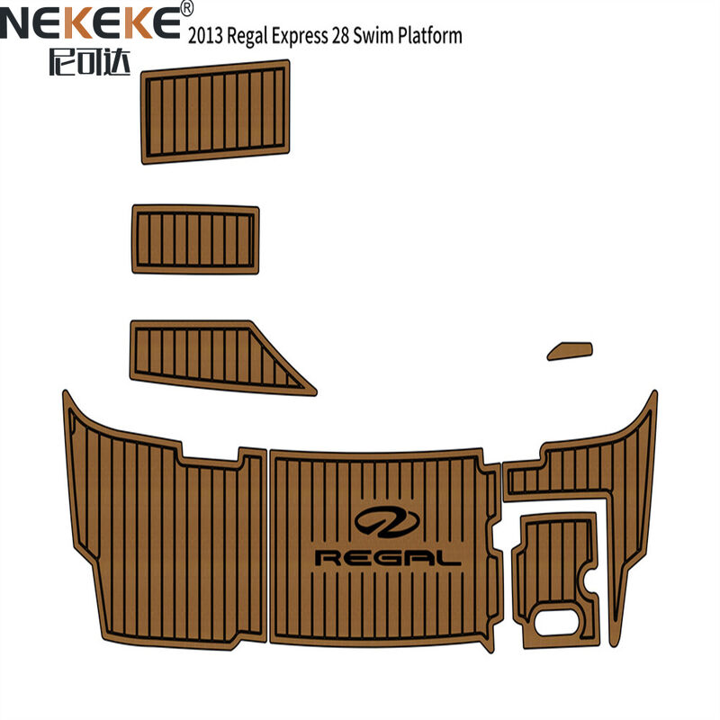2013 Regal Express 28 Cruiser Schwimmen Plattform EVA Faux Teak Deck Fußboden Marine Mat Ersatz