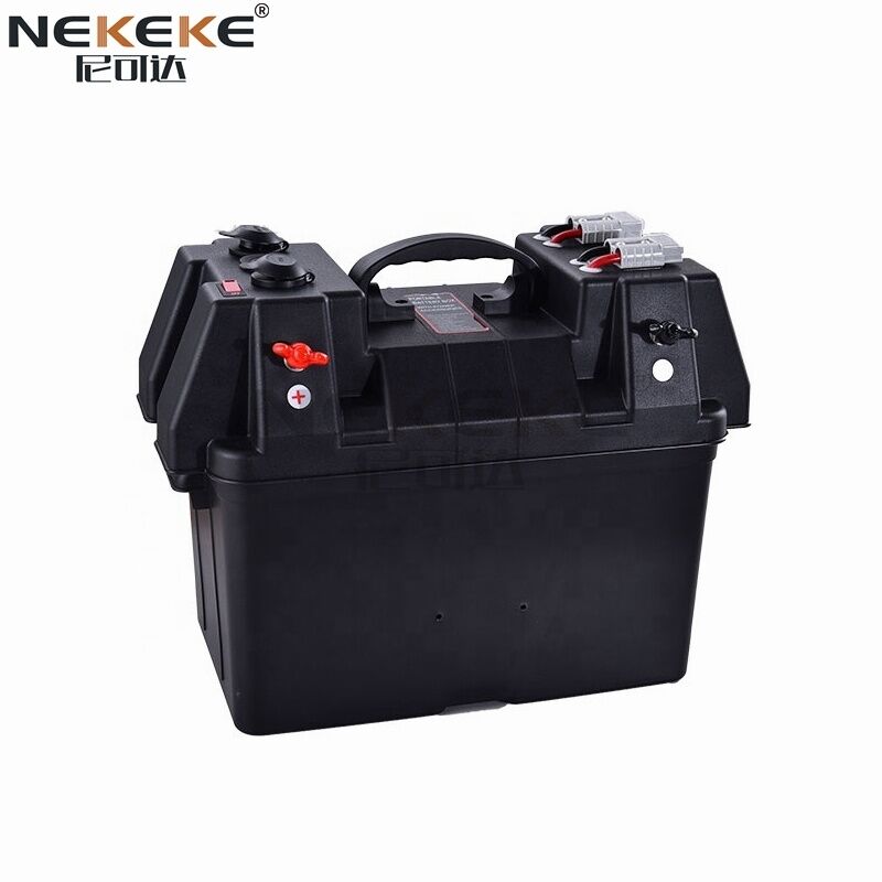 12V-24V Multi-function Automatic Battery Cases With Voltage Monitoring Output For Outdoor Electricity
