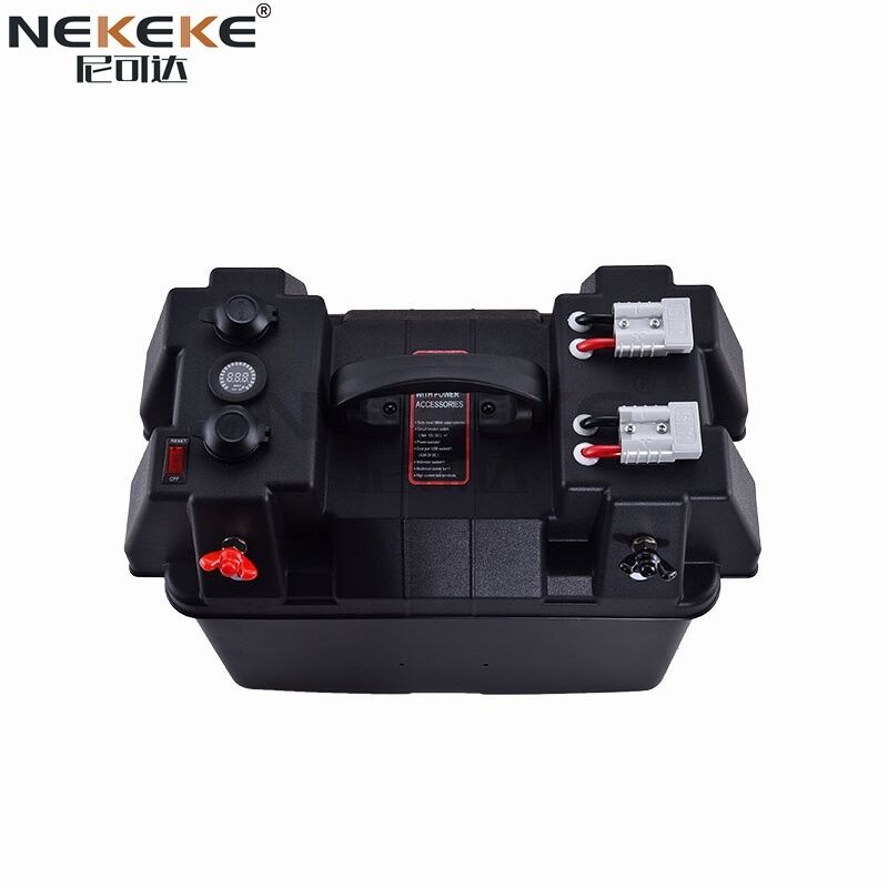 12V-24V Multi-function Automatic Battery Cases With Voltage Monitoring Output For Outdoor Electricity