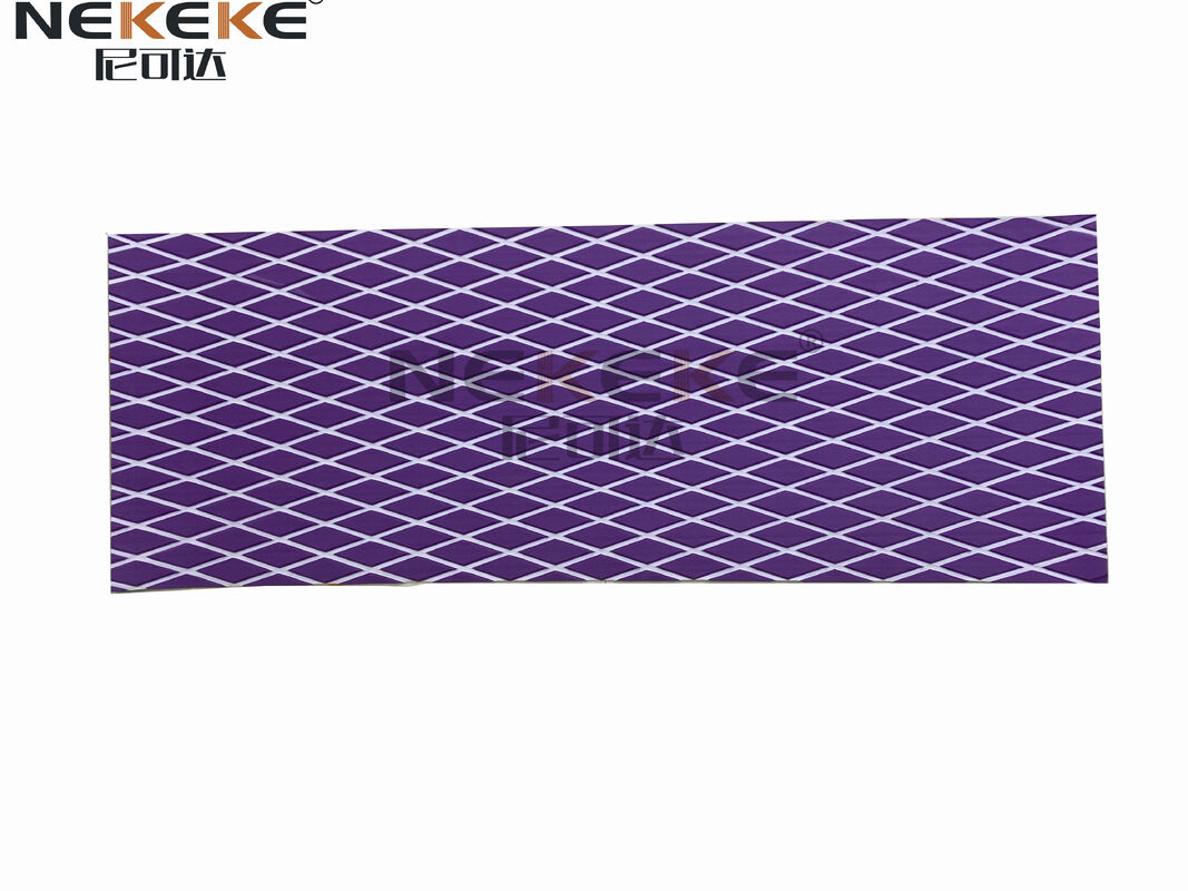Marine Custom Color Purple and White EVA Foam Marine Decking Durable Layer With UV Resistant Boat Flooring Material