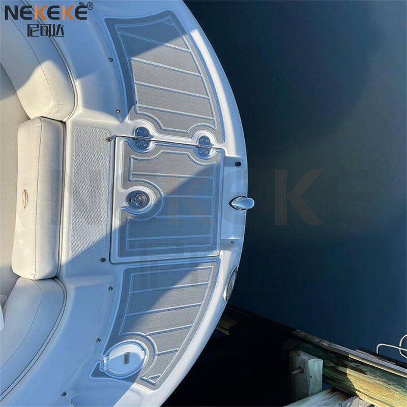 2005 Crownline 260EX Swim Platform Bow Deck Mat EVA Faux Teak Marine Flooring Replacement Kit