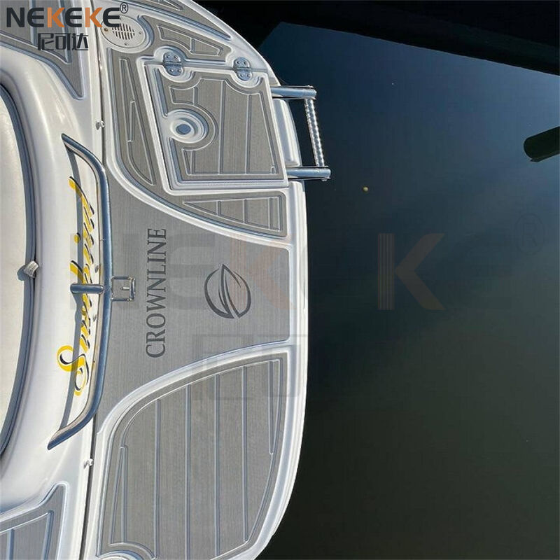 2005 Crownline 260EX Swim Platform Bow Deck Mat EVA Faux Teak Marine Flooring Replacement Kit