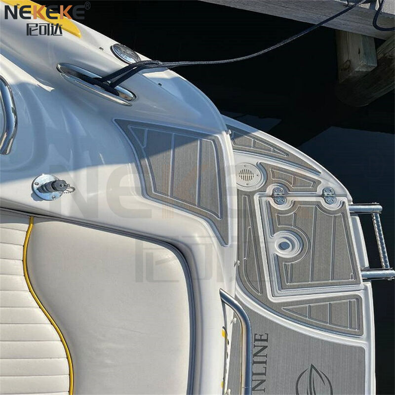 2005 Crownline 260EX Swim Platform Bow Deck Mat EVA Faux Teak Marine Flooring Replacement Kit