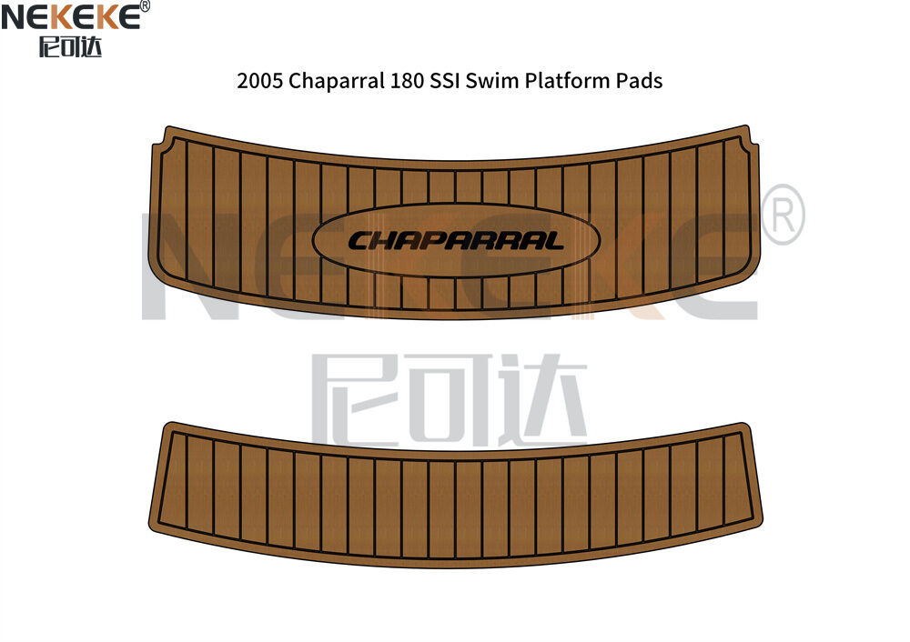 2005 Chaparral 180 SSI Swim Platform Deck Mat EVA Faux Teak Marine Flooring Replacement Pad