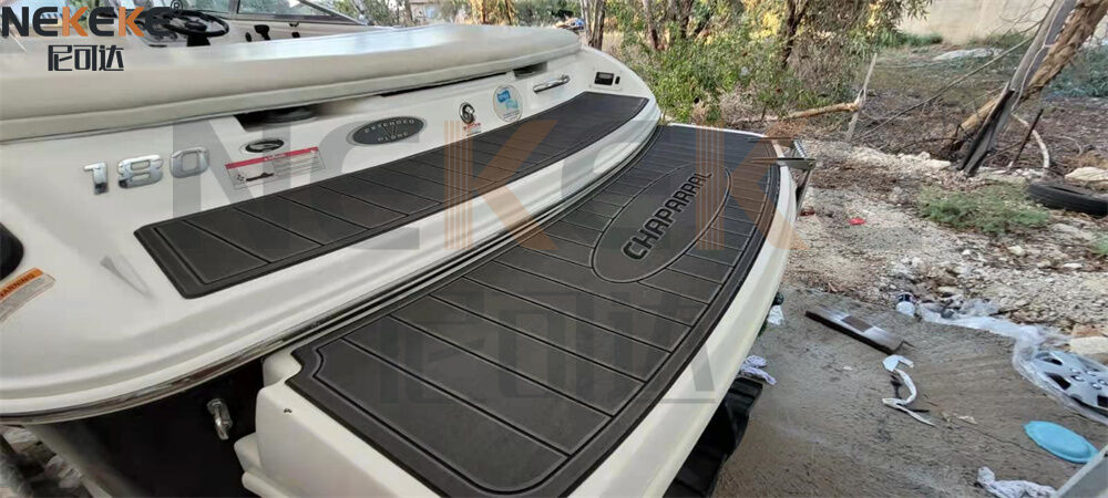 2005 Chaparral 180 SSI Swim Platform Deck Mat EVA Faux Teak Marine Flooring Replacement Pad