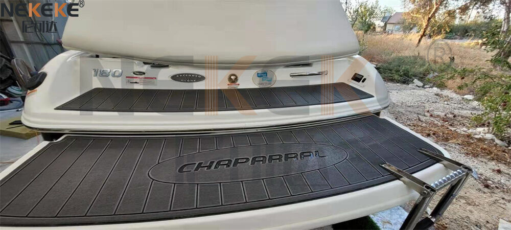 2005 Chaparral 180 SSI Swim Platform Deck Mat EVA Faux Teak Marine Flooring Replacement Pad