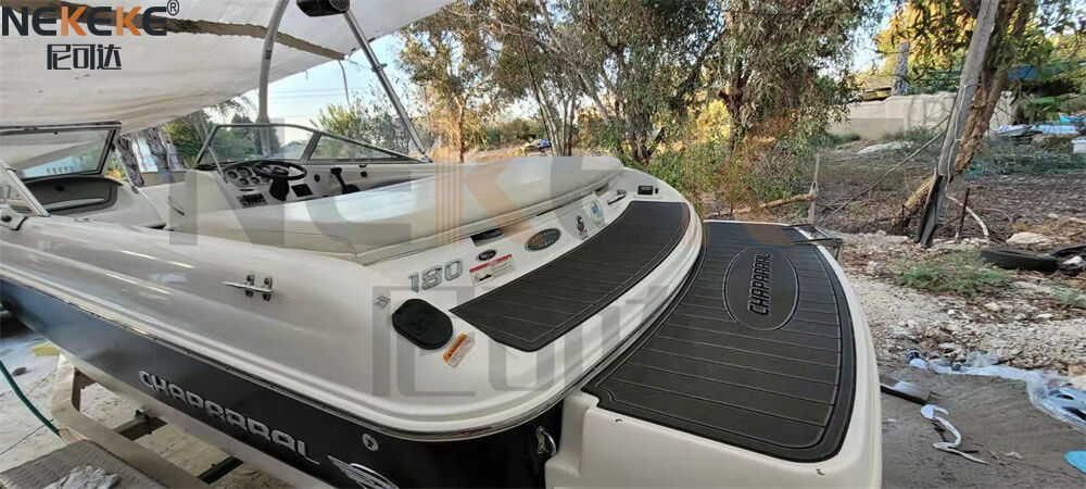 2005 Chaparral 180 SSI Swim Platform Deck Mat EVA Faux Teak Marine Flooring Replacement Pad
