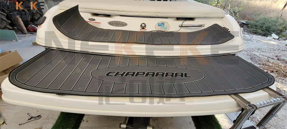 2005 Chaparral 180 SSI Swim Platform Deck Mat EVA Faux Teak Marine Flooring Replacement Pad