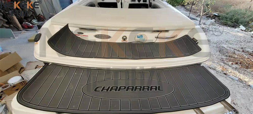 2005 Chaparral 180 SSI Swim Platform Deck Mat EVA Faux Teak Marine Flooring Replacement Pad