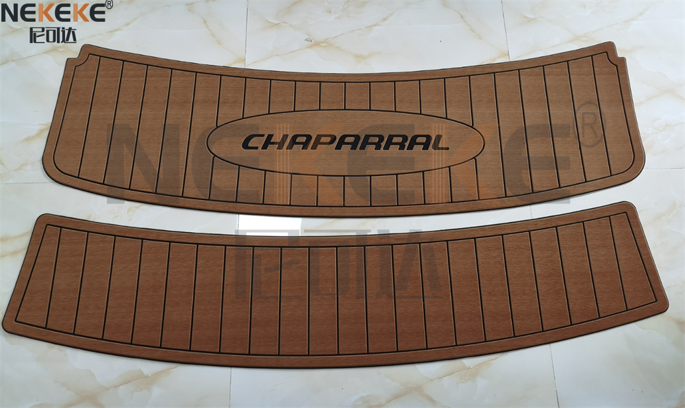 2005 Chaparral 180 SSI Swim Platform Deck Mat EVA Faux Teak Marine Flooring Replacement Pad