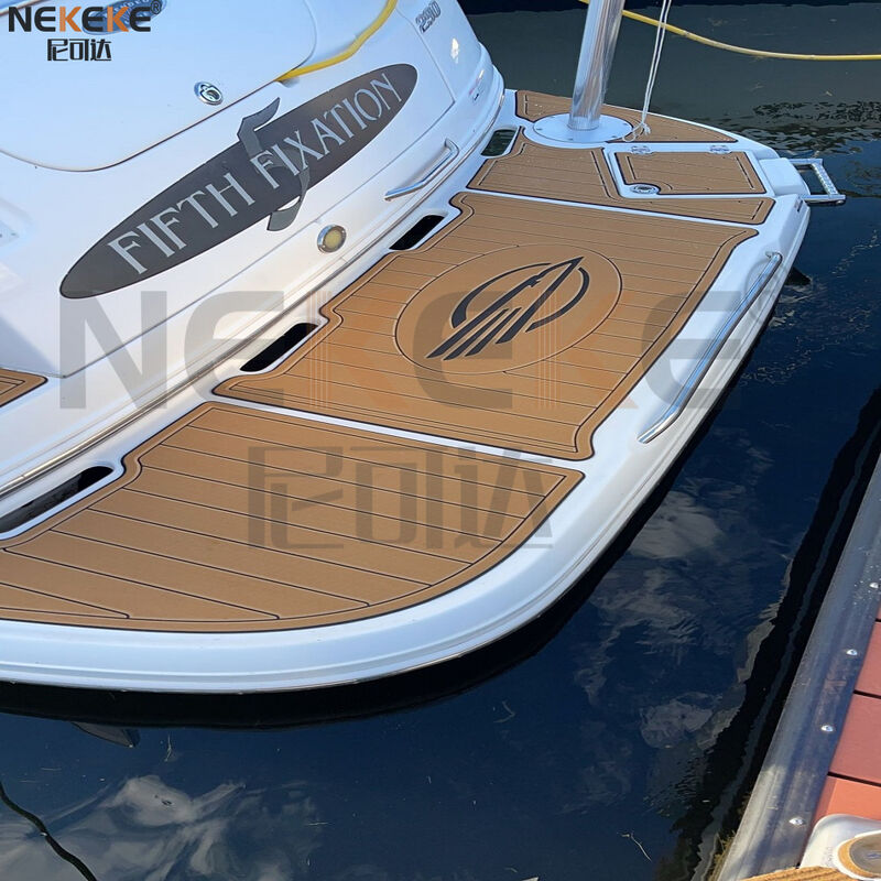 Chaparral Signature 240 2005 Swim Step Cockpit EVA Faux Teak Deck Mat Marine Flooring Pad