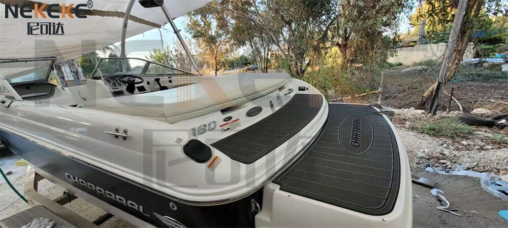 Chaparral Signature 240 2005 Swim Step Cockpit EVA Faux Teak Deck Mat Marine Flooring Pad