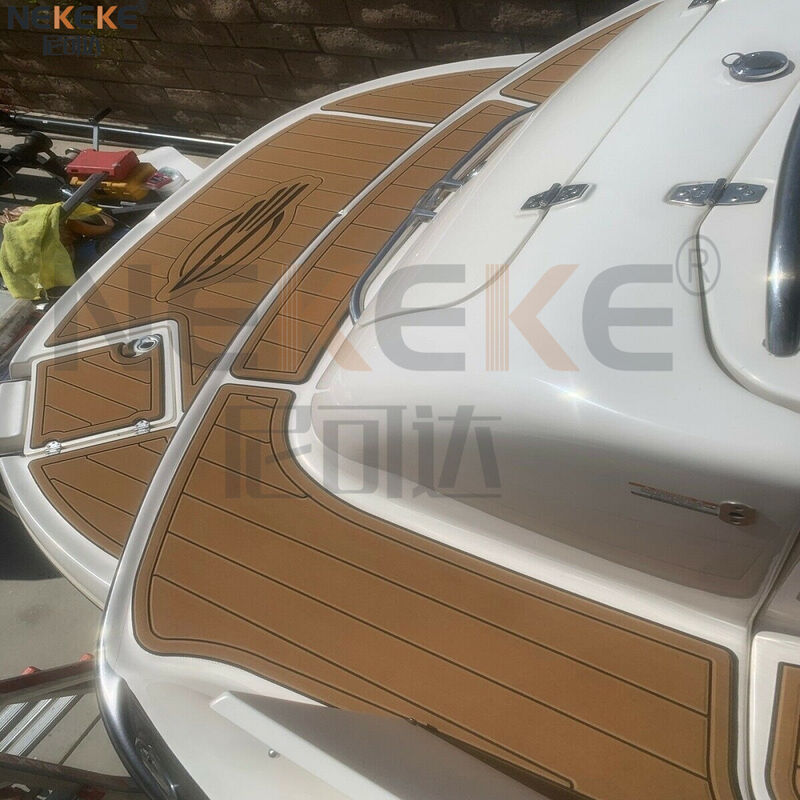 Chaparral Signature 240 2005 Swim Step Cockpit EVA Faux Teak Deck Mat Marine Flooring Pad
