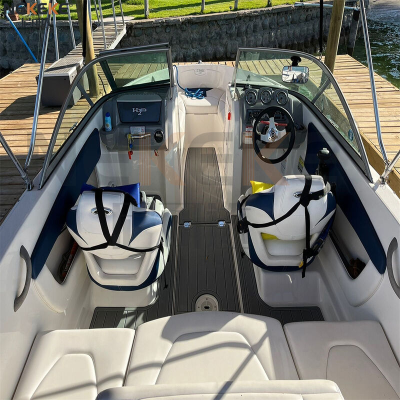 Chaparral Signature 240 2005 Swim Step Cockpit EVA Faux Teak Deck Mat Marine Flooring Pad