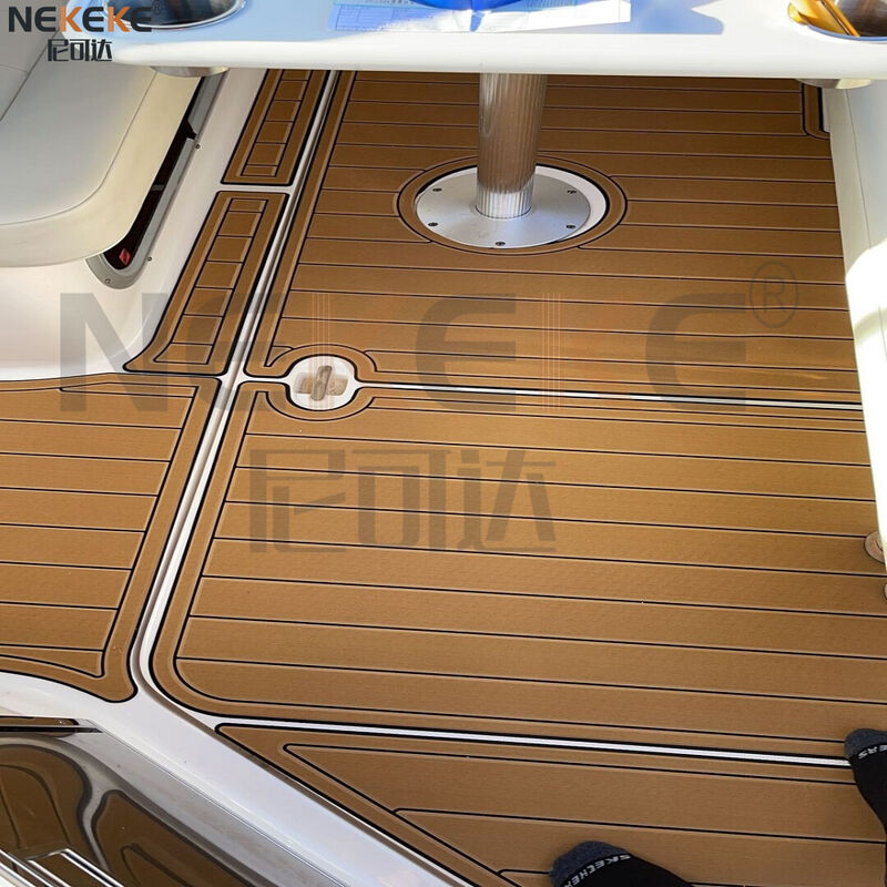 Chaparral Signature 240 2005 Swim Step Cockpit EVA Faux Teak Deck Mat Marine Flooring Pad