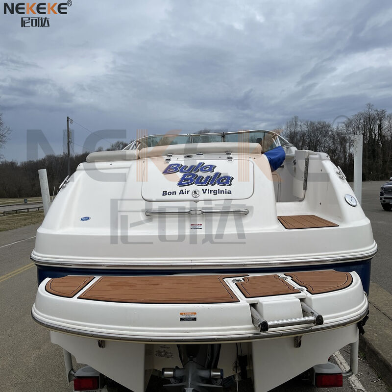 Chaparral Signature 240 2005 Swim Step Cockpit EVA Faux Teak Deck Mat Marine Flooring Pad