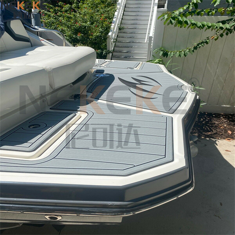 Monterey M3 2011 Swim Platform EVA Faux Teak Deck Mat Marine Flooring Pad