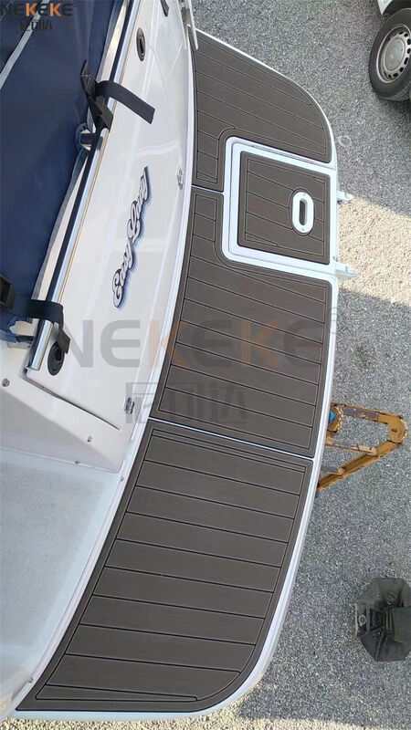 Four Winns 268 Vista Cruiser 2003 Swim Platform EVA Faux Teak Deck Mat Marine Flooring Pad