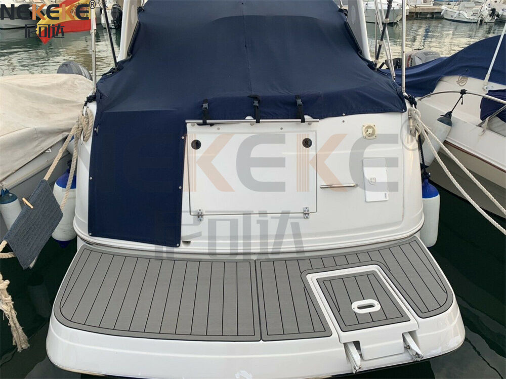 Four Winns 268 Vista Cruiser 2003 Swim Platform EVA Faux Teak Deck Mat Marine Flooring Pad
