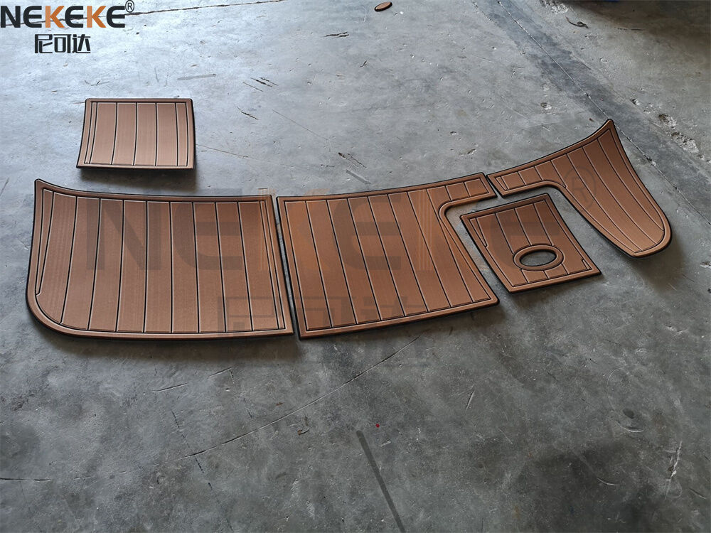 Four Winns 268 Vista Cruiser 2003 Swim Platform EVA Faux Teak Deck Mat Marine Flooring Pad